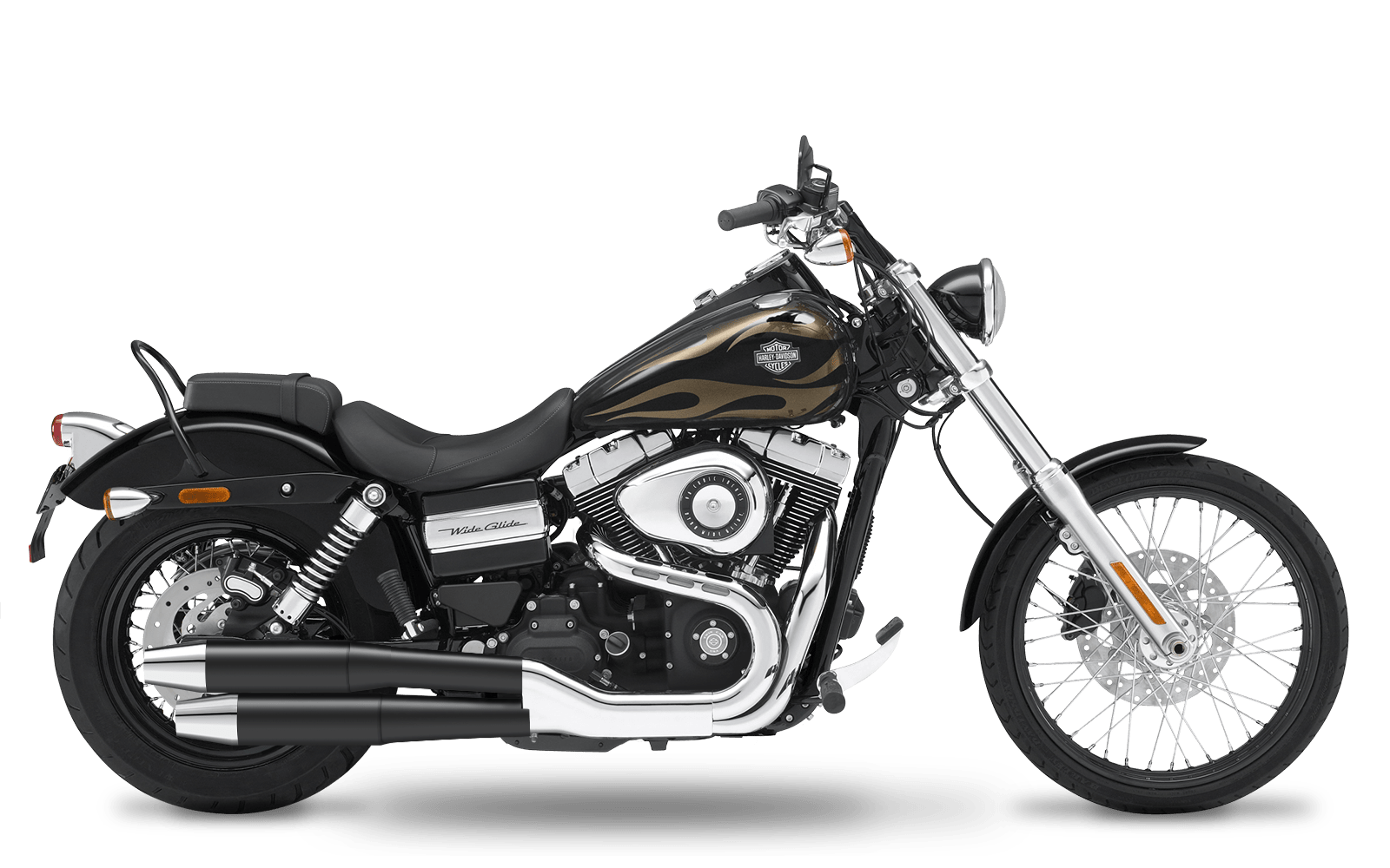 2010-2012 Harley-Davidson Wide Glide - Slipons