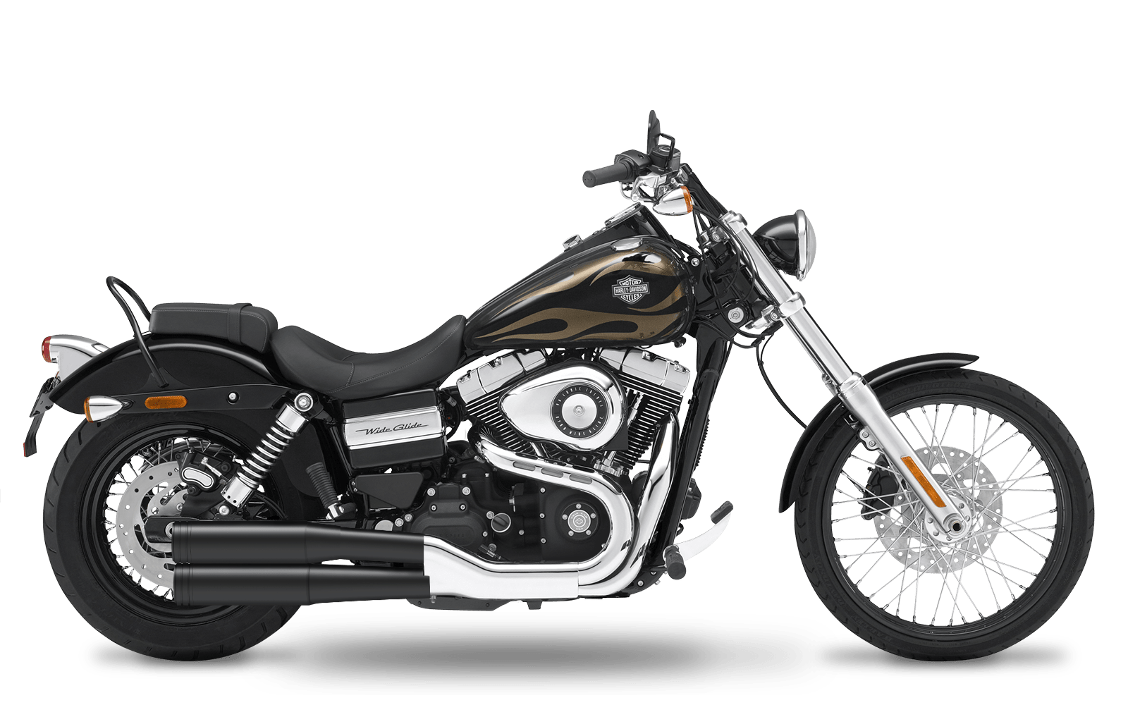 2010-2012 Harley-Davidson Wide Glide - Slipons