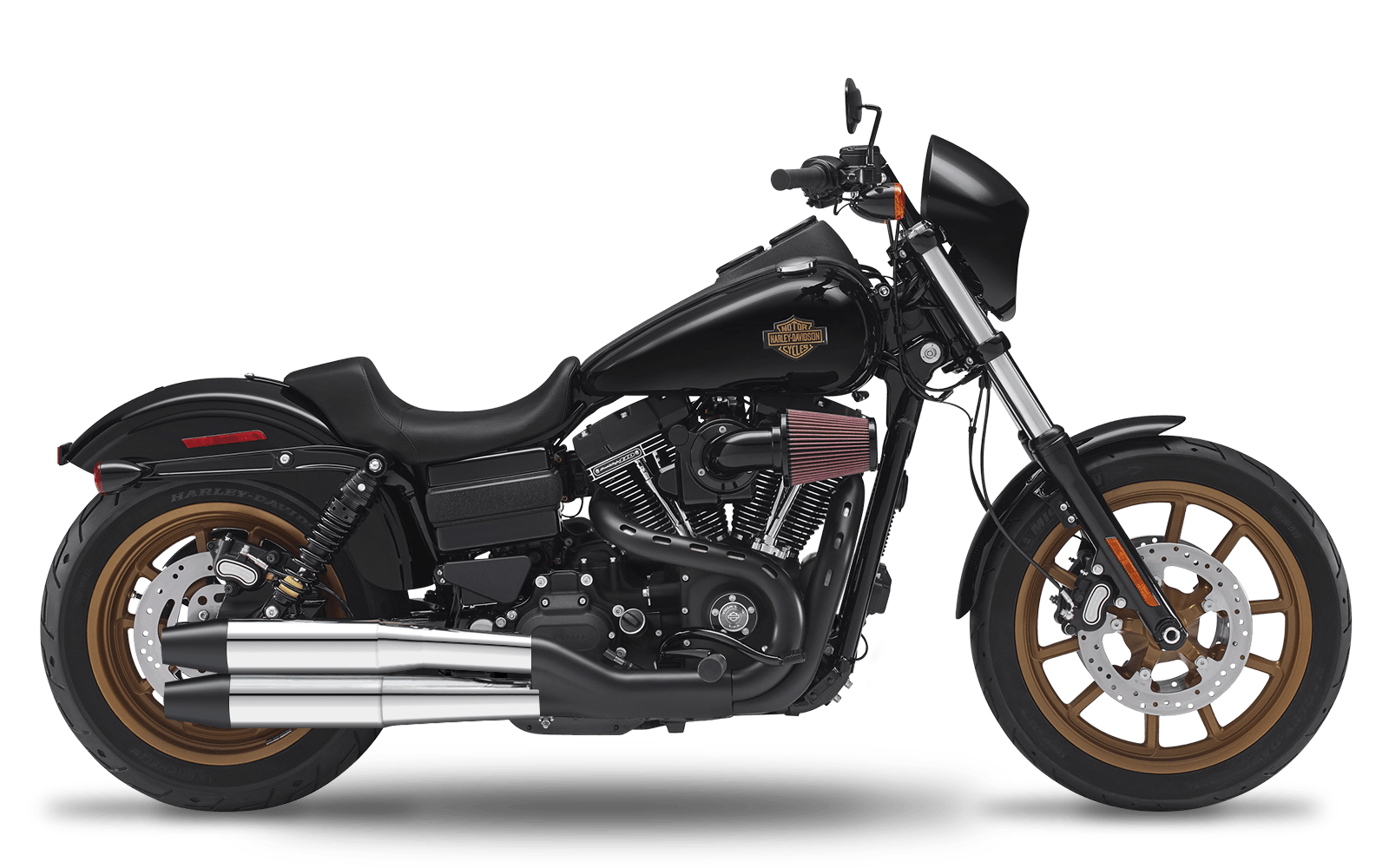 A - 2016-2017 Harley-Davidson Low Rider S - Slipons