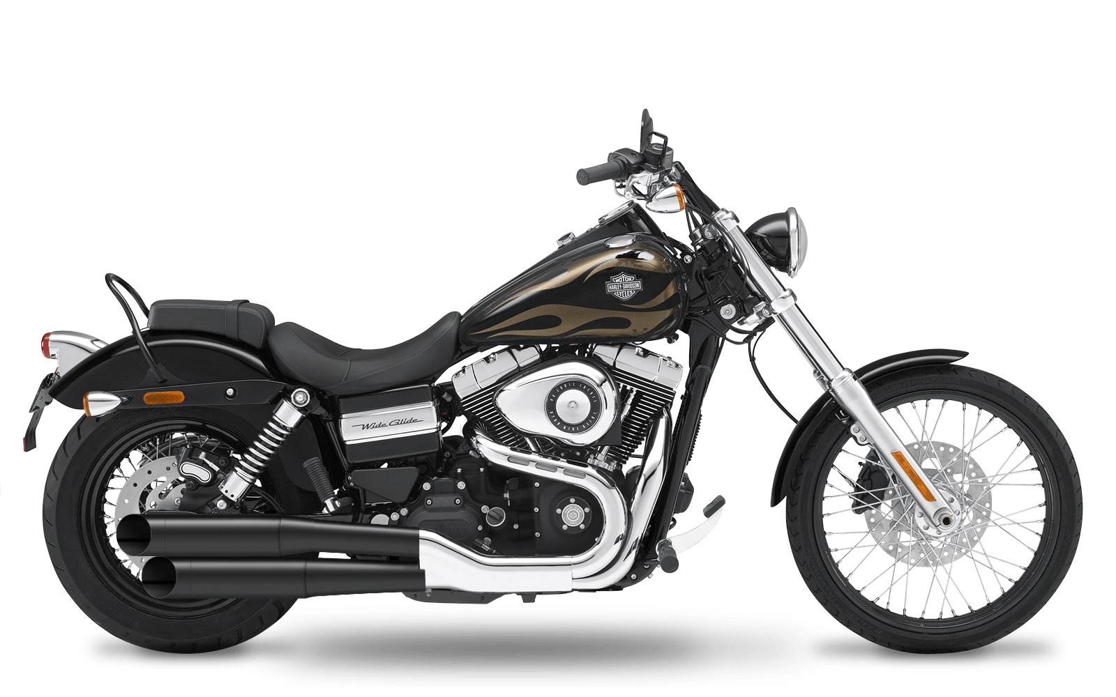 2010-2012 Harley-Davidson Wide Glide - Slipons