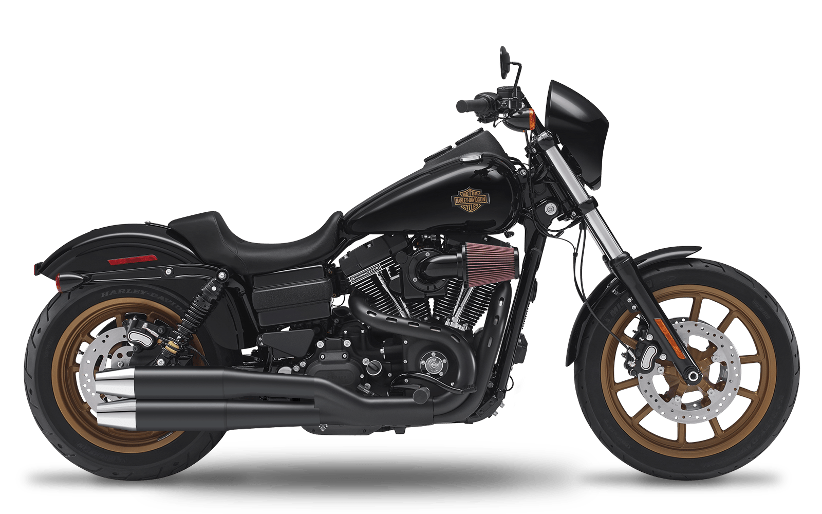 A - 2016-2017 Harley-Davidson Low Rider S - Slipons