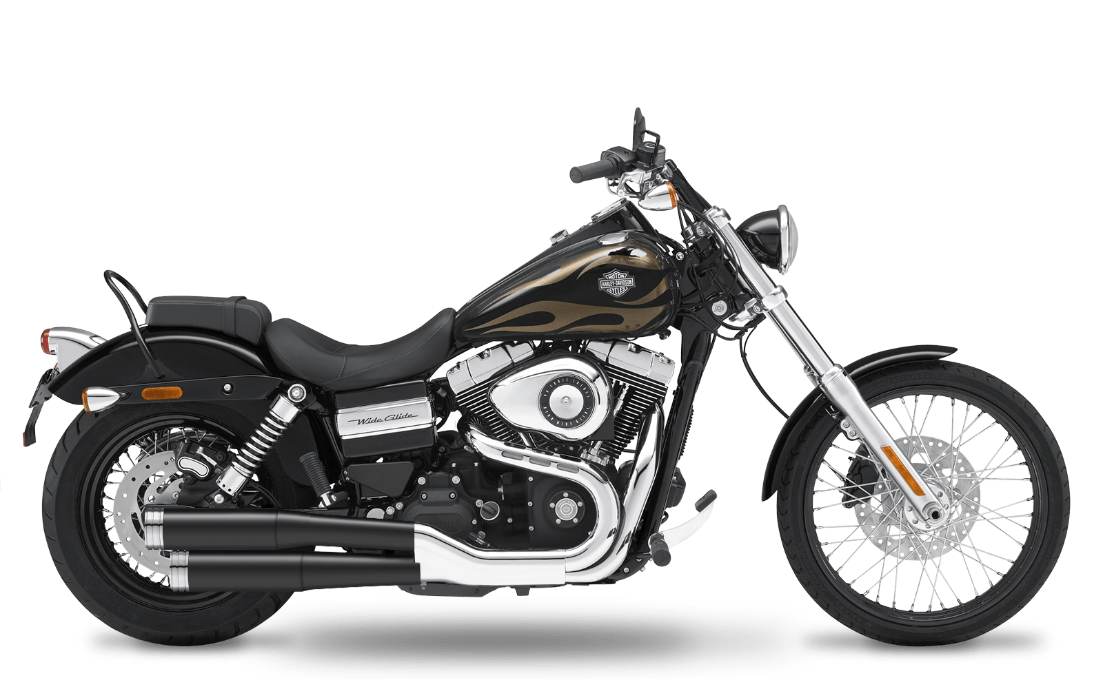 2010-2012 Harley-Davidson Wide Glide - Slipons