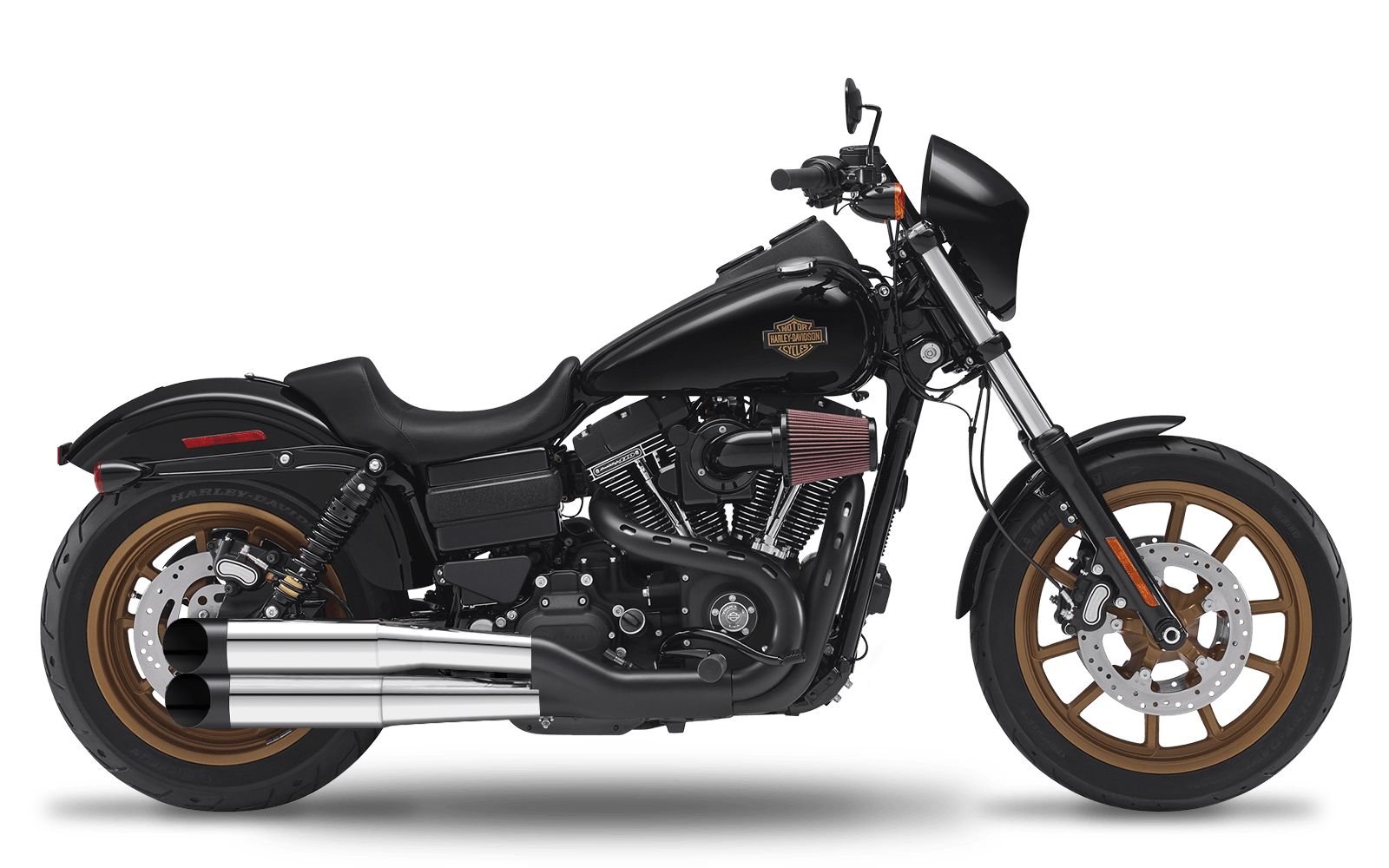 A - 2016-2017 Harley-Davidson Low Rider S - Slipons