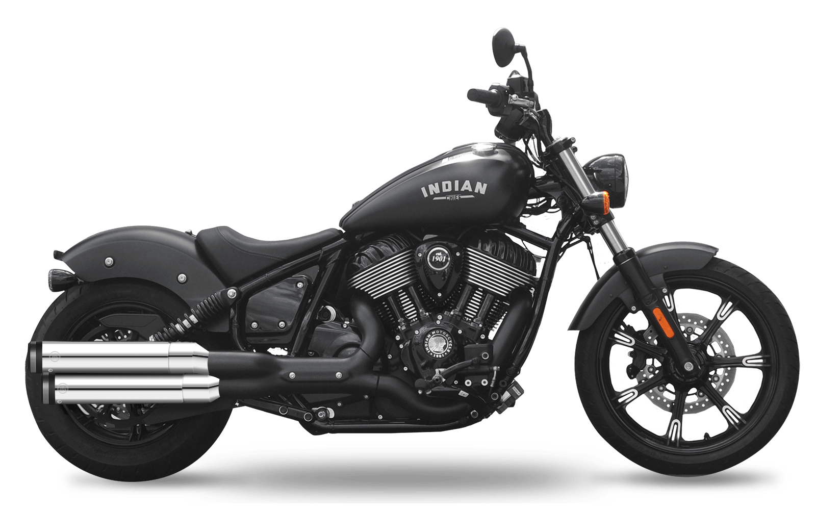2021-2024 Indian Motorcycles Chief Bobber Dark Horse - Slipons