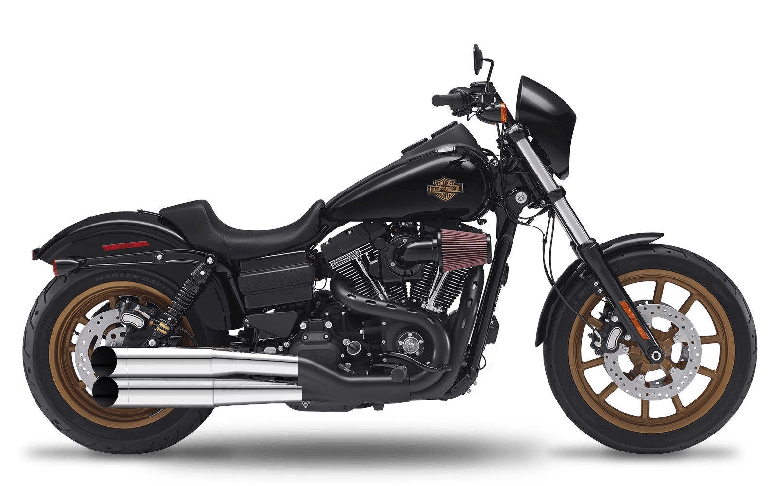 A - 2016-2017 Harley-Davidson Low Rider S - Slipons 