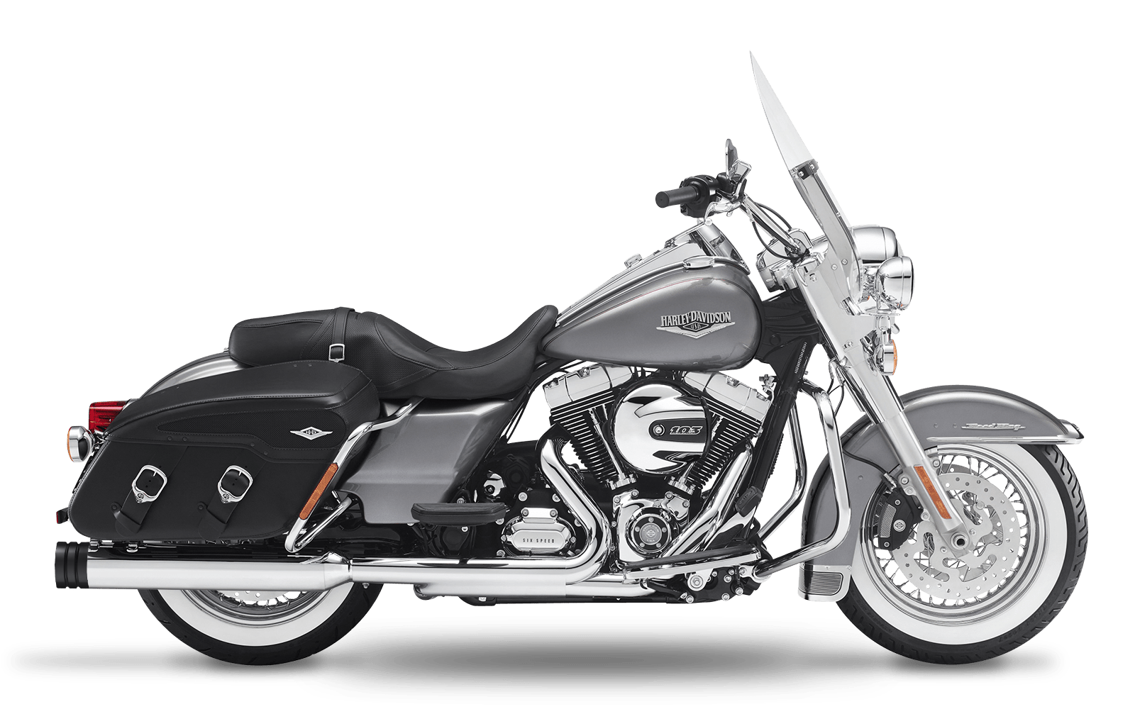 2007-2008 Harley-Davidson Road King Classic - Slipons 