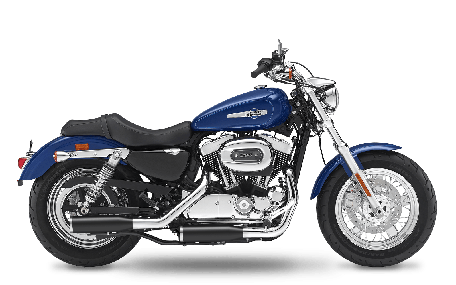 2014-2016 Harley-Davidson 1200 Custom - Slipons 