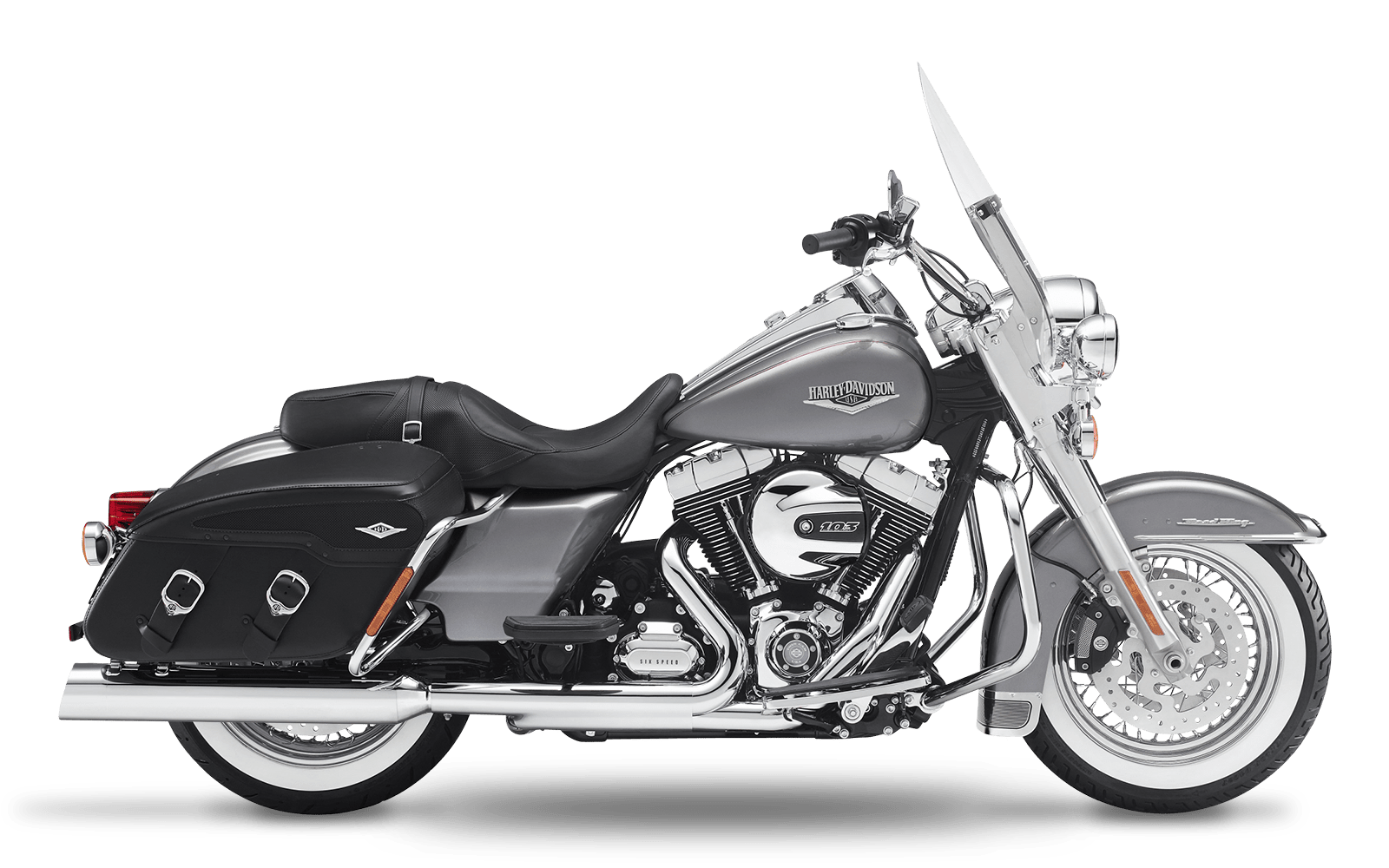 2007-2008 Harley-Davidson Road King Classic - Slipons 